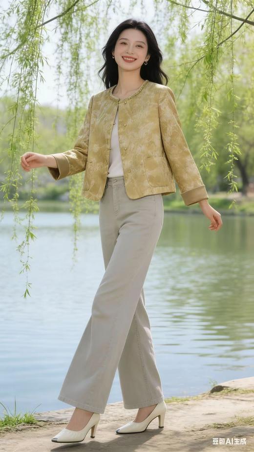 647073小香风款国风外套 商品图8