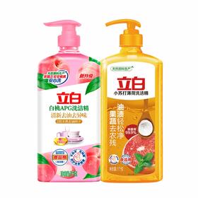 立白 洗洁精套装(白桃1kg+薄荷1kg) BOBB02KJ