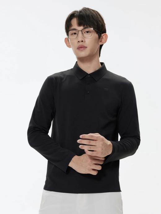 26新品春款！kl男士压胶POLO衫户外通勤polo衫速干抑菌长袖   可龙三扣长袖！！ 商品图5
