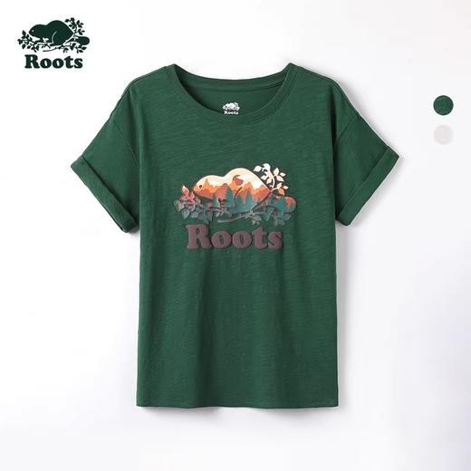 【2件9折】【ROOTS】女式休闲海狸短袖T恤 商品图4