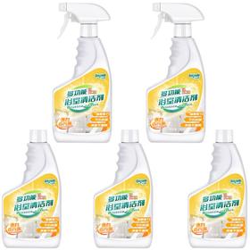 芊洁净 浴室清洁剂（5瓶装+2泵头）500ml*5 6973025870917-5