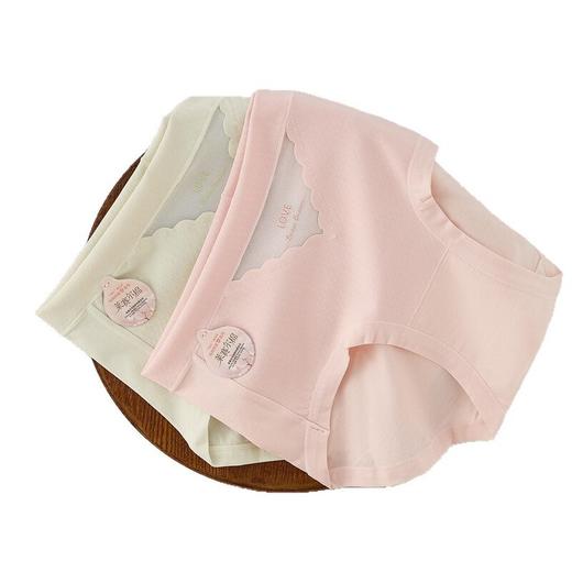 JHNY-6227#  【1条】纯色莱赛尔棉中腰透气舒适女内裤10A级抑菌纯棉底裆 商品图4