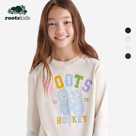【2件9折】【ROOTS】儿童休闲长袖T恤 商品图2