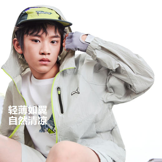 PUMA彪马童装2026夏季新款儿童男童梭织便服防晒衣轻量时尚 商品图1