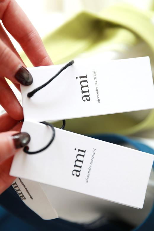 Oversize手编刺绣tee，牛油果配色。宽松风格纯棉基础t恤E032668 商品图2