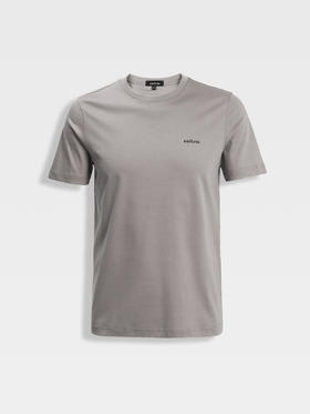 callisto灰色液氨棉基础logoT恤