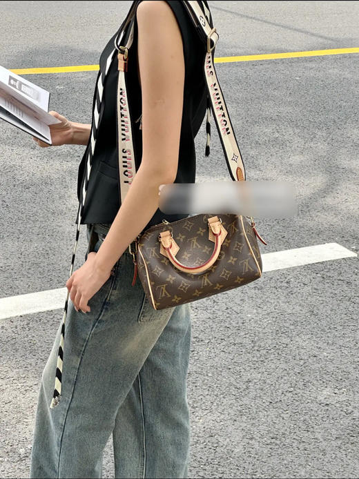 LV sp20 老花 灰肩带 斜挎包 商品图2