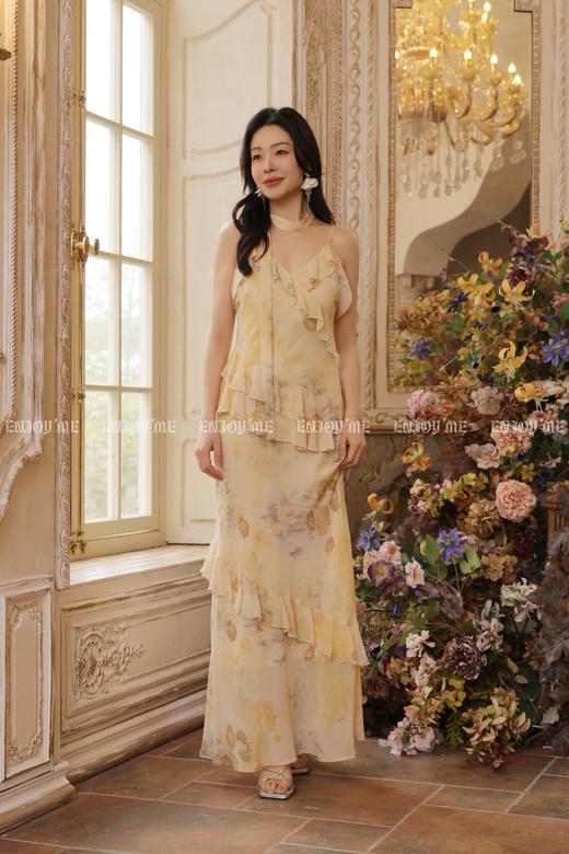 【门店同款】ENJOY夏季繁花照影荷叶边长裙 170497806 商品图8