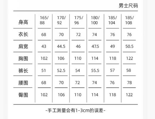 云仓【红豆正品 】 100棉， 男士夏季短袖+短裤家居睡衣套装 商品图7
