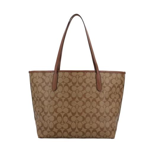 【经典爆款 通勤神器】COACH/蔻驰 City33女士通勤大号老花单肩手提托特包 香港直邮 送礼盒礼袋 清关约7个工作日-w 商品图4