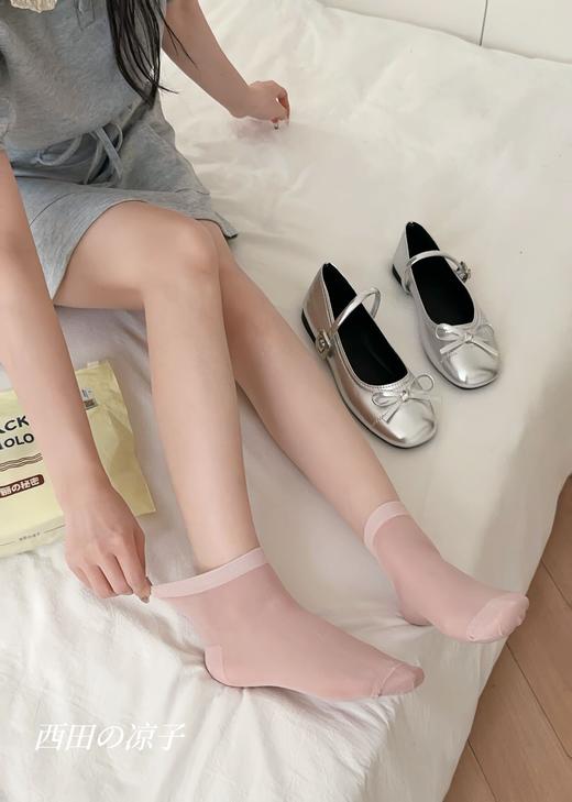 复购率极高❗要穿就穿最好的7A抗菌❗️桑蚕丝超薄短袜❗️ 【西田の凉子 桑蚕丝春夏短袜】 专柜：💰129/6双 开团：💰29.9/6双 商品图1