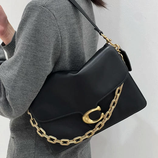 【明星同款】COACH/蔻驰 CHAIN TABBY 35号粗链条单肩包斜挎包 CAF51/CAF52 香港直邮 送礼盒礼袋 清关约7个工作日-w 商品图2