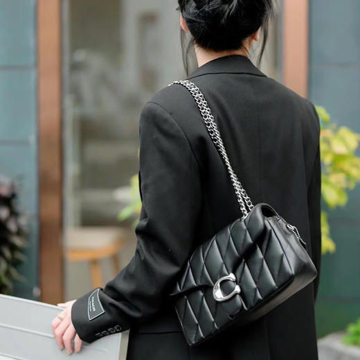 【新品上新 明星同款】COACH/蔻驰 香港直邮 女士菱格纹绗缝 TABBY 26号单肩包斜挎包 CP149/CP150 香港直邮 送礼盒礼袋 清关约7个工作日-w 商品图4