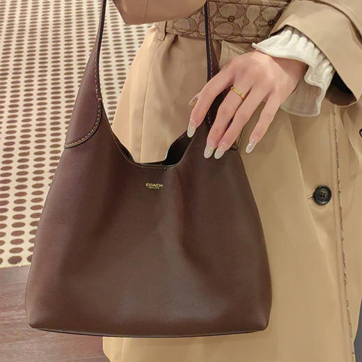 【布鲁克林｜香港直邮】COACH/蔻驰 女士BROOKLYN 28号单肩手提包 低调高级 CU068 清关约7个工作日-w 商品图3