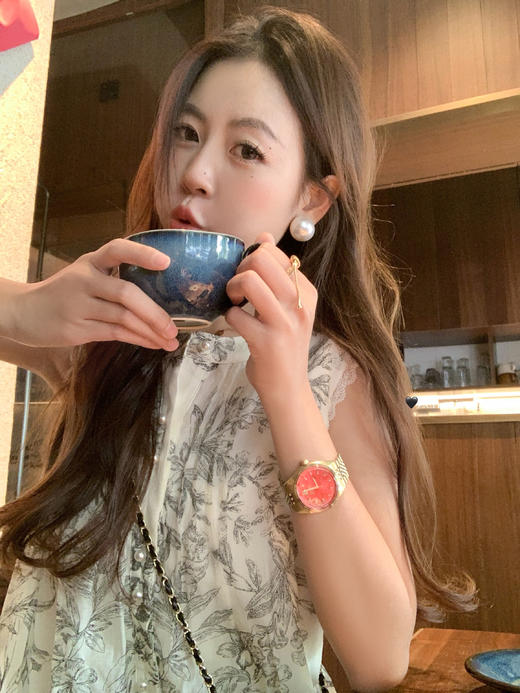 <曾小咸推荐>3.28现货秒杀 ！微信超特价！水墨画印花新中式连衣裙 日常219.99 立减130 秒杀89.99！！ 商品图5