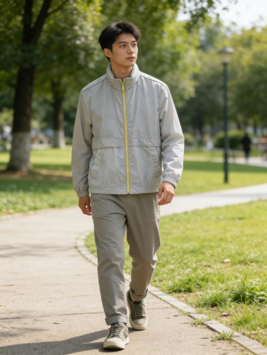 G2000男装SS26商场新款【凉感/防紫外线/防泼水】藏帽轻薄风衣61187028 商品图0