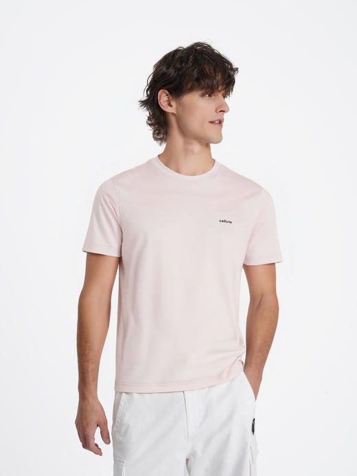 callisto灰色液氨棉基础logoT恤 商品图8