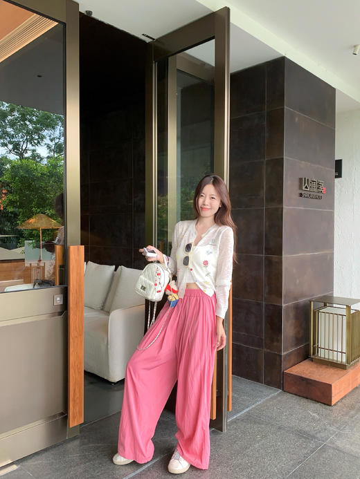 <曾小咸推荐>3.29现货秒杀 ！微信超特价！韩系彩色绣花防晒针织开衫 日常149.99 立减70 秒杀79.99！！ 商品图6