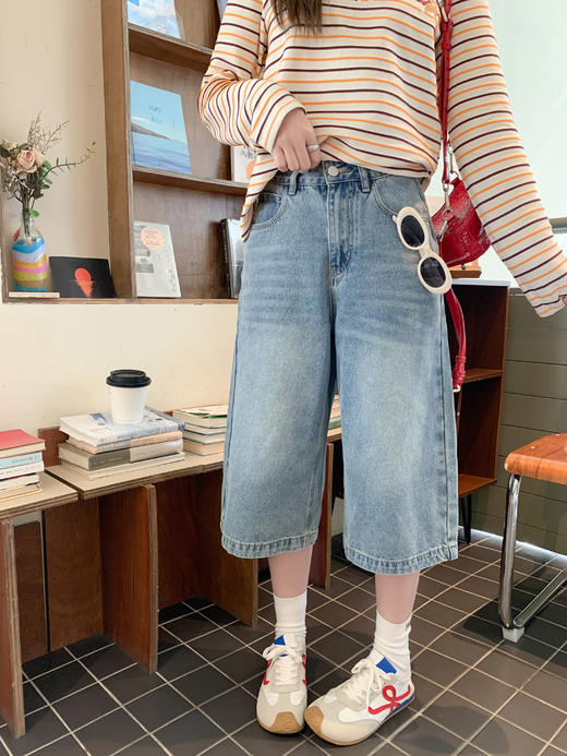 <曾小咸推荐>3.28现货秒杀 ！微信超特价！韩系小狗印花条纹T 日常159.99 立减90 秒杀69.99！！ 商品图9