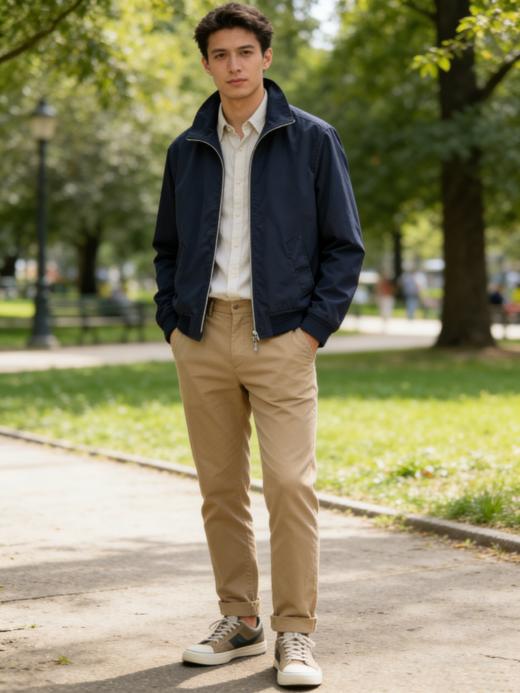 G2000男装SS26商场新款休闲夹克外套61181094 商品图1