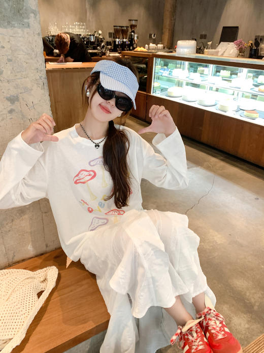 <曾小咸推荐>3.28现货秒杀 ！微信超特价！蘑菇印花长袖防晒T恤 日常119.99 立减60 秒杀59.99！！ 商品图10