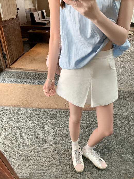 <曾小咸推荐>3.30现货秒杀 ！微信超特价！韩系无袖背心衬衫 日常119.99 立减50 秒杀69.99！！ 商品图9