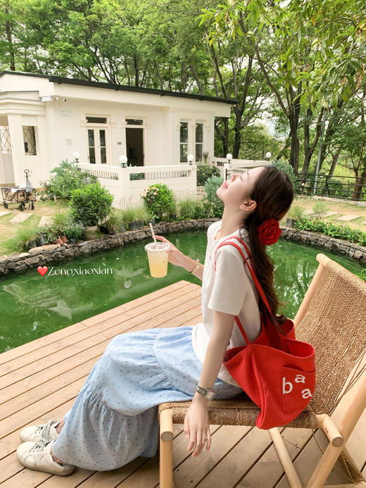 <曾小咸推荐>3.30现货秒杀 ！微信超特价！花朵印花短袖T恤 日常109.99 立减50 秒杀59.99！！ 商品图5