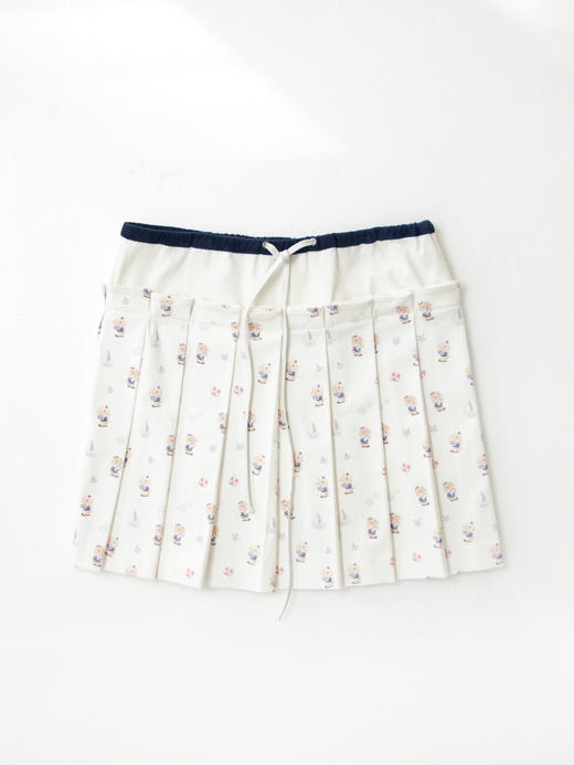 Kaiy Xiao 航海歌谣 满铺海军小兔 百褶裙 商品图5