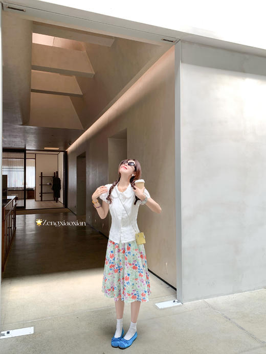 <曾小咸推荐>3.30现货秒杀 ！微信超特价！韩系娃娃领泡泡袖衬衫 日常169.99 立减80 秒杀89.99！！ 商品图5