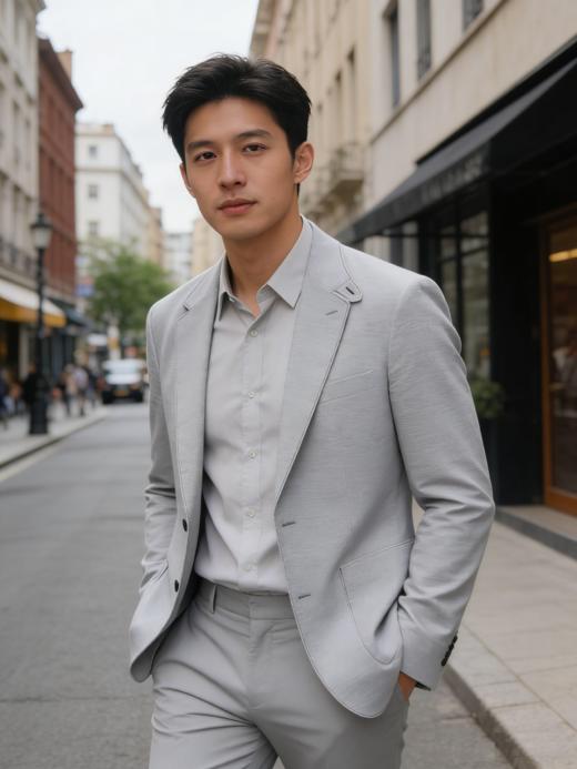 G2000男装SS26商场新款【可机洗】舒适休闲西裤61119748 商品图1