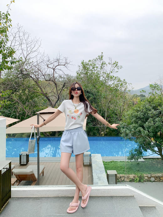 <曾小咸推荐>3.29现货秒杀 ！微信超特价！4色阔腿裤A字短裤 日常129.99 立减70 秒杀59.99！！ 商品图9