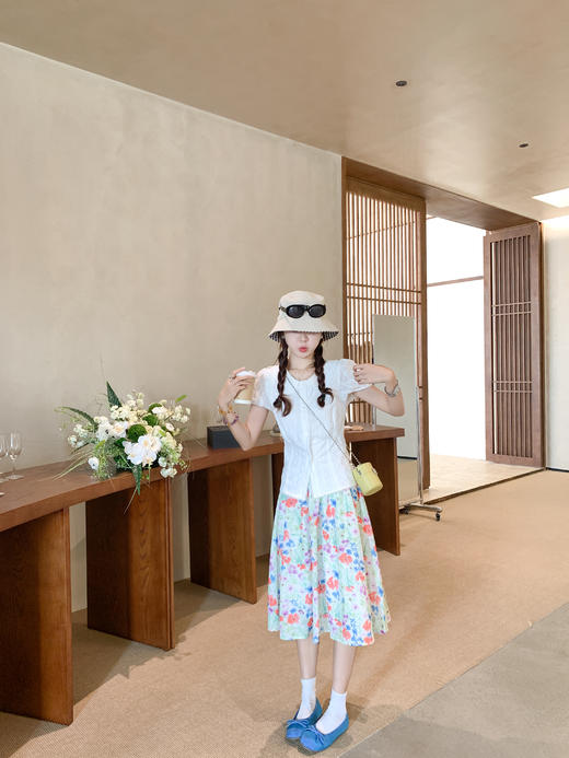 <曾小咸推荐>3.30现货秒杀 ！微信超特价！韩系娃娃领泡泡袖衬衫 日常169.99 立减80 秒杀89.99！！ 商品图7