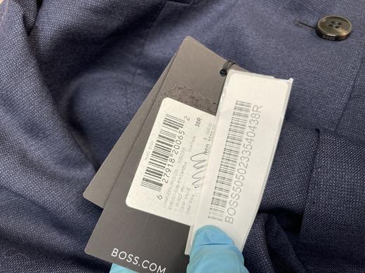 HUGO BOSS/胡戈波士 男驼标新剪羊毛Colombo面料西裤马甲西服套装（仅上衣） 商品图3