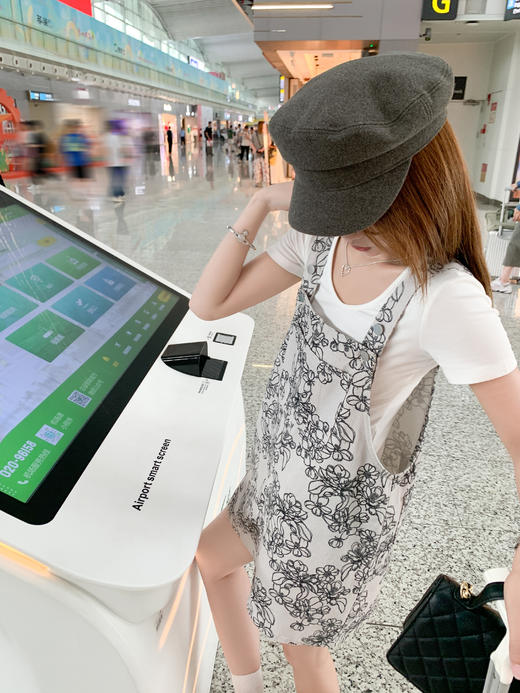 <曾小咸推荐>3.29现货秒杀 ！微信超特价！复古渡鸦印花背带短裙 日常199.99 立减100 秒杀99.99！！ 商品图9