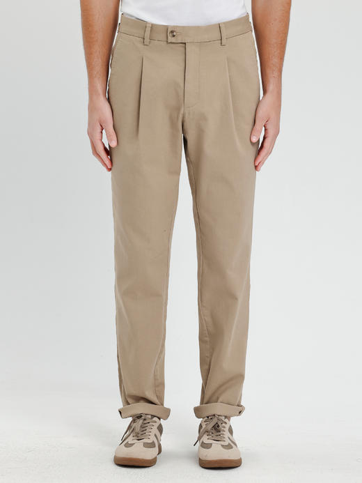 callisto卡其棉弹面料那不勒斯版型休闲裤 商品图2