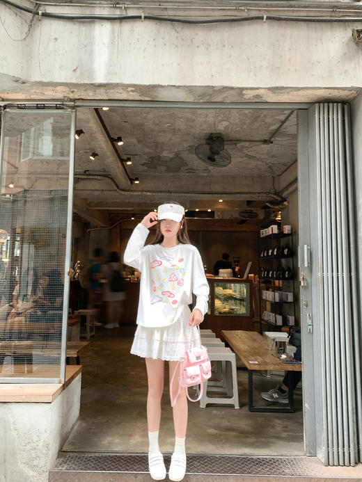 <曾小咸推荐>3.28现货秒杀 ！微信超特价！蘑菇印花长袖防晒T恤 日常119.99 立减60 秒杀59.99！！ 商品图6