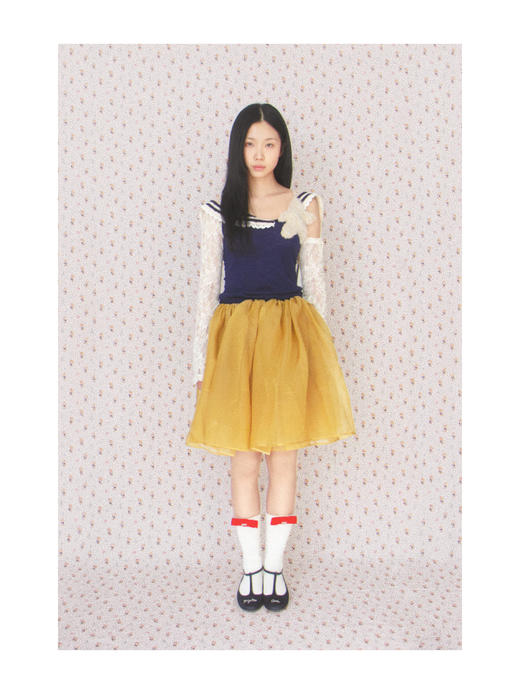 Kaiy Xiao 海月仙子 蕾丝长袖星星海军领上衣 商品图2