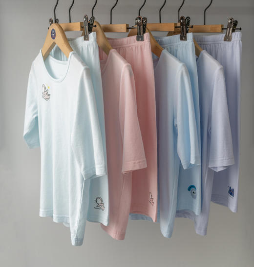 【丝麻棉 七分套】韩国moimoi春夏家居服套装 商品图10