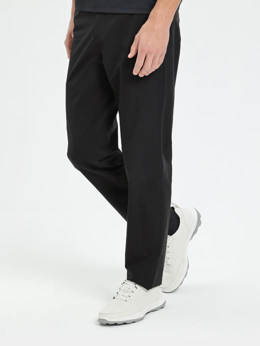 callisto黑色合体直筒微收脚商务休闲裤 商品图3