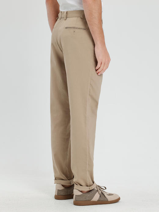 callisto卡其棉弹面料那不勒斯版型休闲裤 商品图4