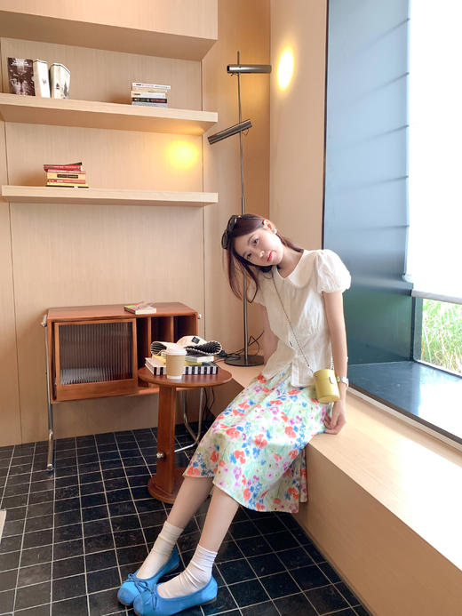 <曾小咸推荐>3.30现货秒杀 ！微信超特价！韩系娃娃领泡泡袖衬衫 日常169.99 立减80 秒杀89.99！！ 商品图9