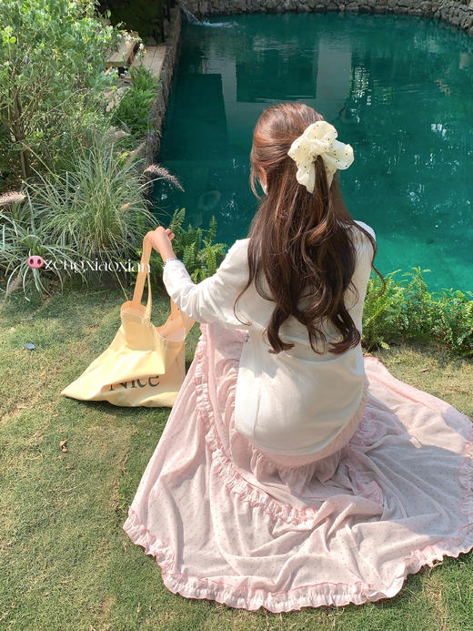 <曾小咸推荐>3.29现货秒杀 ！微信超特价！韩系波点半身裙 日常179.99 立减90 秒杀89.99！！ 商品图13