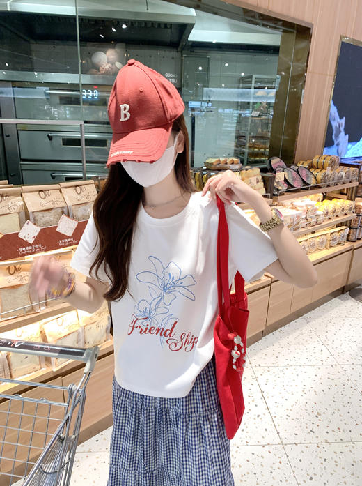 <曾小咸推荐>3.30现货秒杀 ！微信超特价！花朵印花短袖T恤 日常109.99 立减50 秒杀59.99！！ 商品图13