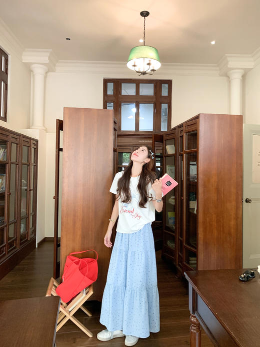 <曾小咸推荐>3.30现货秒杀 ！微信超特价！花朵印花短袖T恤 日常109.99 立减50 秒杀59.99！！ 商品图9