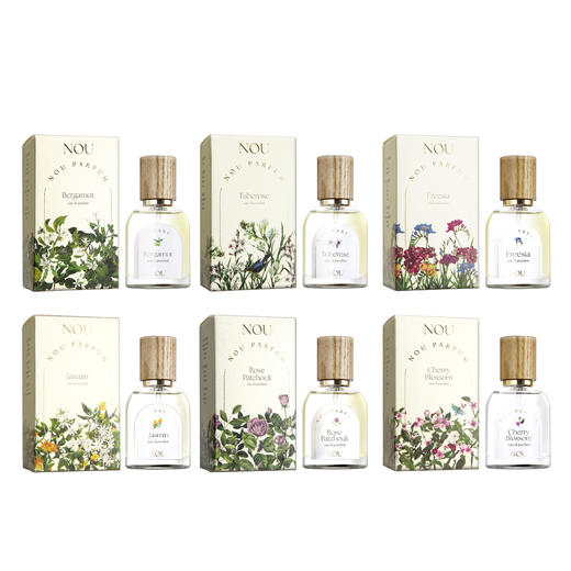 【NOU正装香水】NOU旎讴 花园系列-小苍兰/樱花/玫瑰广霍/茉莉/晚香玉 商品图0