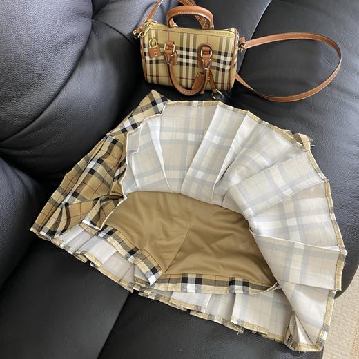 直发 bbr同款， 高腰复古百褶裙，内带短裤防走光 商品图5