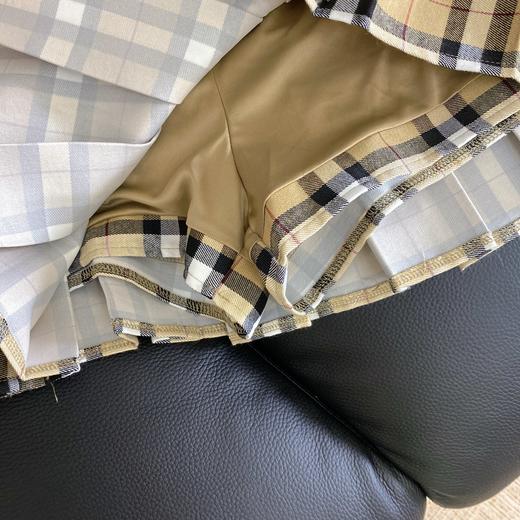 直发 bbr同款， 高腰复古百褶裙，内带短裤防走光 商品图3