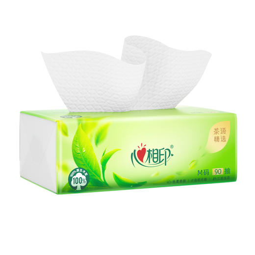 心相印 茶语精选90抽20包三层塑装面巾纸（M码） A0001502 商品图3