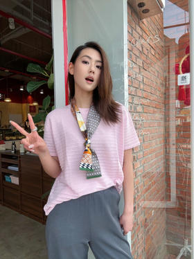 【自由自在】噢蜜ooomeooo肌理宽松套头衫