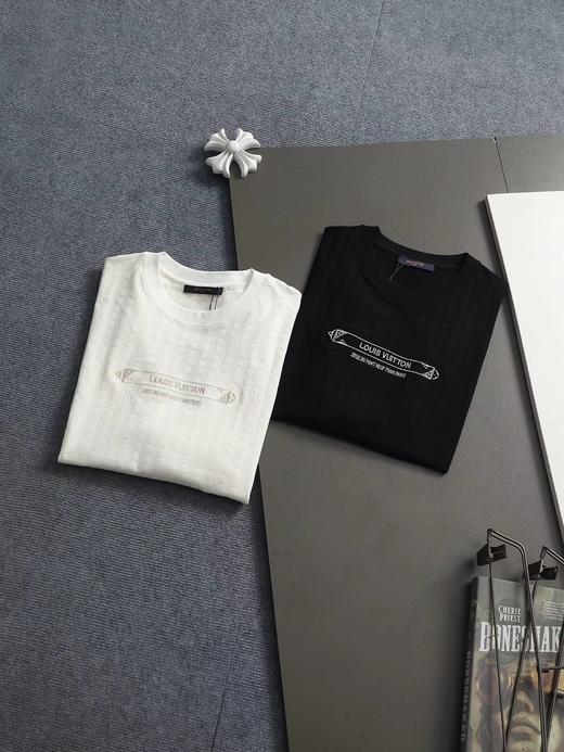 F032756满印刺绣百搭耐看休闲简约宽松版型圆领短袖T恤 商品图6